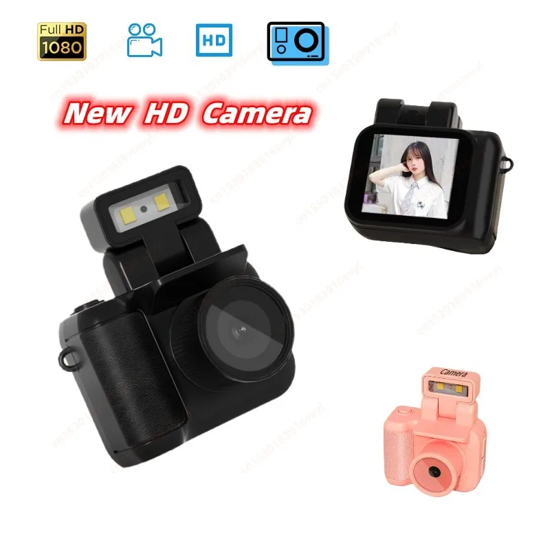 Minicámara Digital HD de 1080P con pantalla táctil, videocámara Digital de larga duración, Bombilla, 6 filtros, grabación en bucle, vídeo deportivo