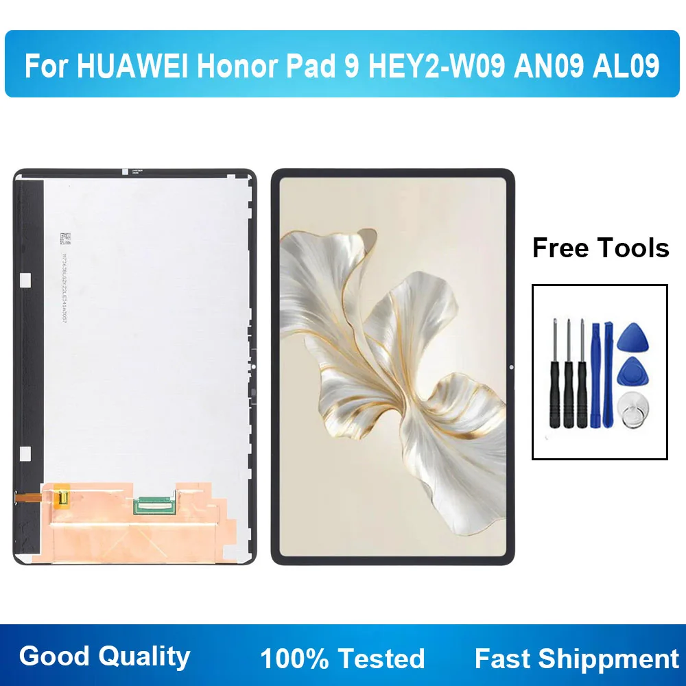 12.1'' For HUAWEI Honor Pad 9 Display HEY2 HEY2-W09 HEY2-AN09 HEY2-AL09 LCD Touch Screen Panel Digitizer Replacement Tools