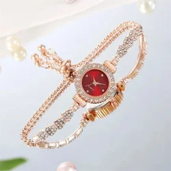 Quartz Watch Adjustment Rhinestone Bracelet Strap Quartz Watch for Women Luxury Ladies Wristwatches Часы Женские Наручные Reloj