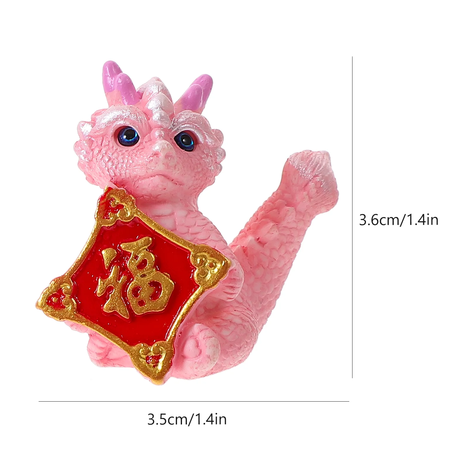 12 sztuk żywica Mini figurka smoka rok smoka szafka zodiak figurka smoka (styl mieszany) zabawki smoka