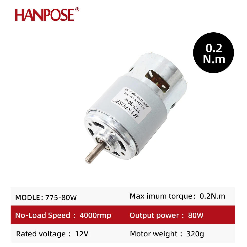 775 895 3000 w langlebige Motor halterung Gleichstrom 12V 24V 15000-U/min Bürsten motor Getriebe motor mit großem Drehmoment zum Gravieren von