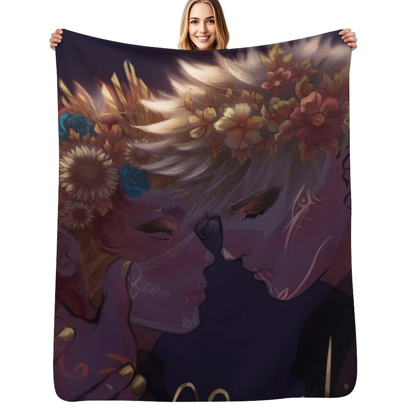 

Dia Kiribaku Throw Blanket Luxurious Soft Fuzzy Blanket for Sofa Bed