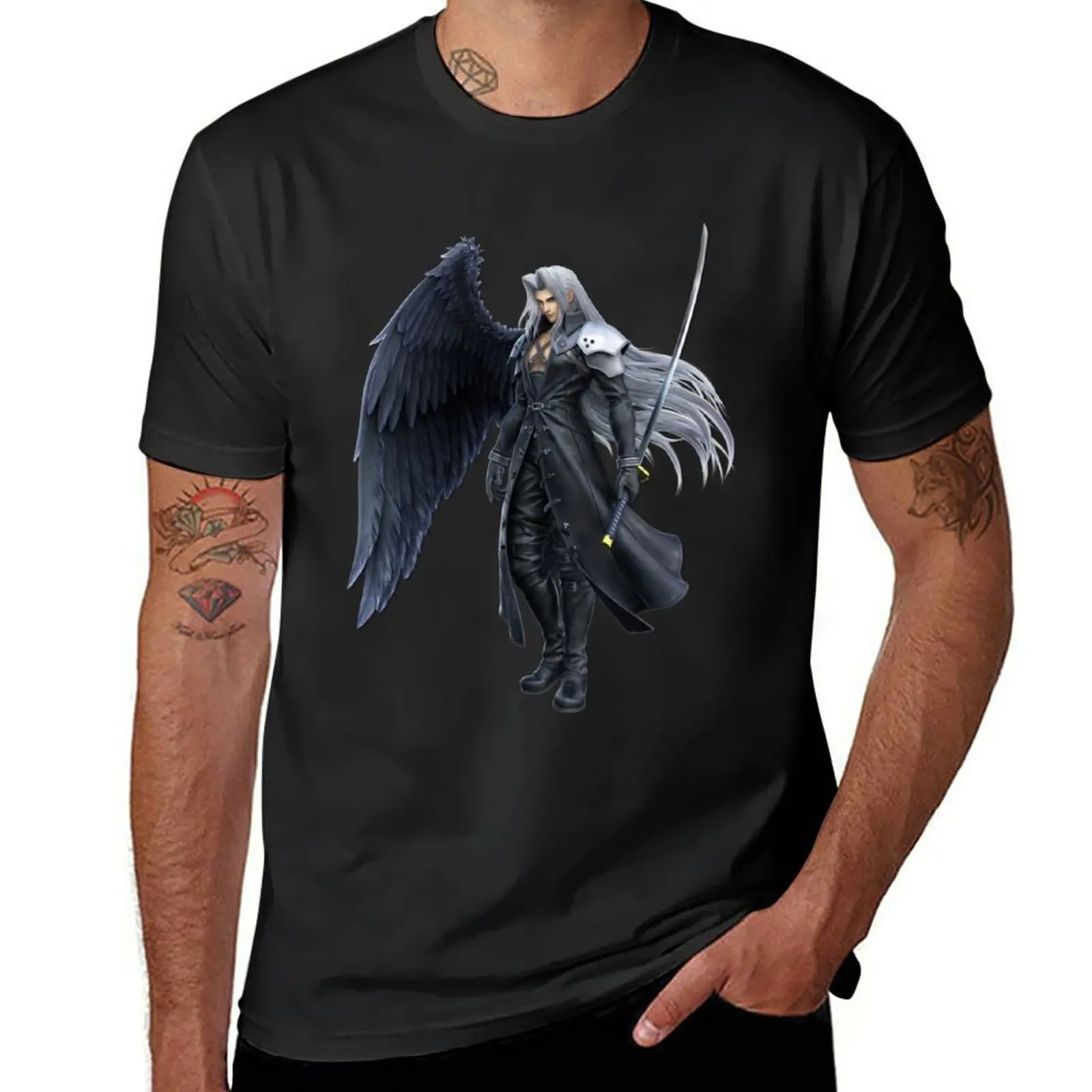 

New Sephiroth Smash Render T-Shirt funny t shirt graphic t shirts mens vintage t shirts