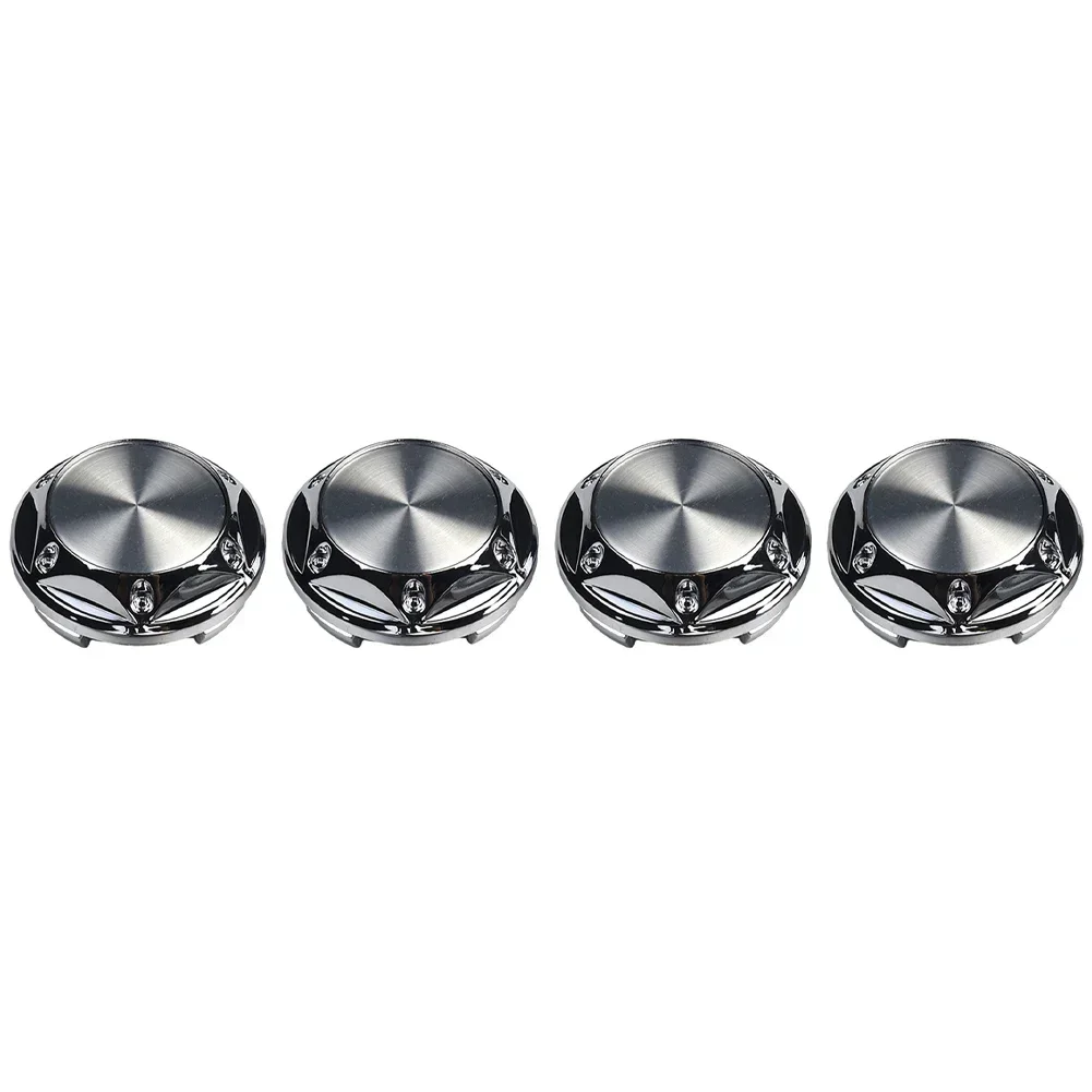 Part Center Cap Chrome Cover Dust-Proof Practical Silver Wheel 4 PCS 68MM ABS ABS Plastic Accessories Brand New