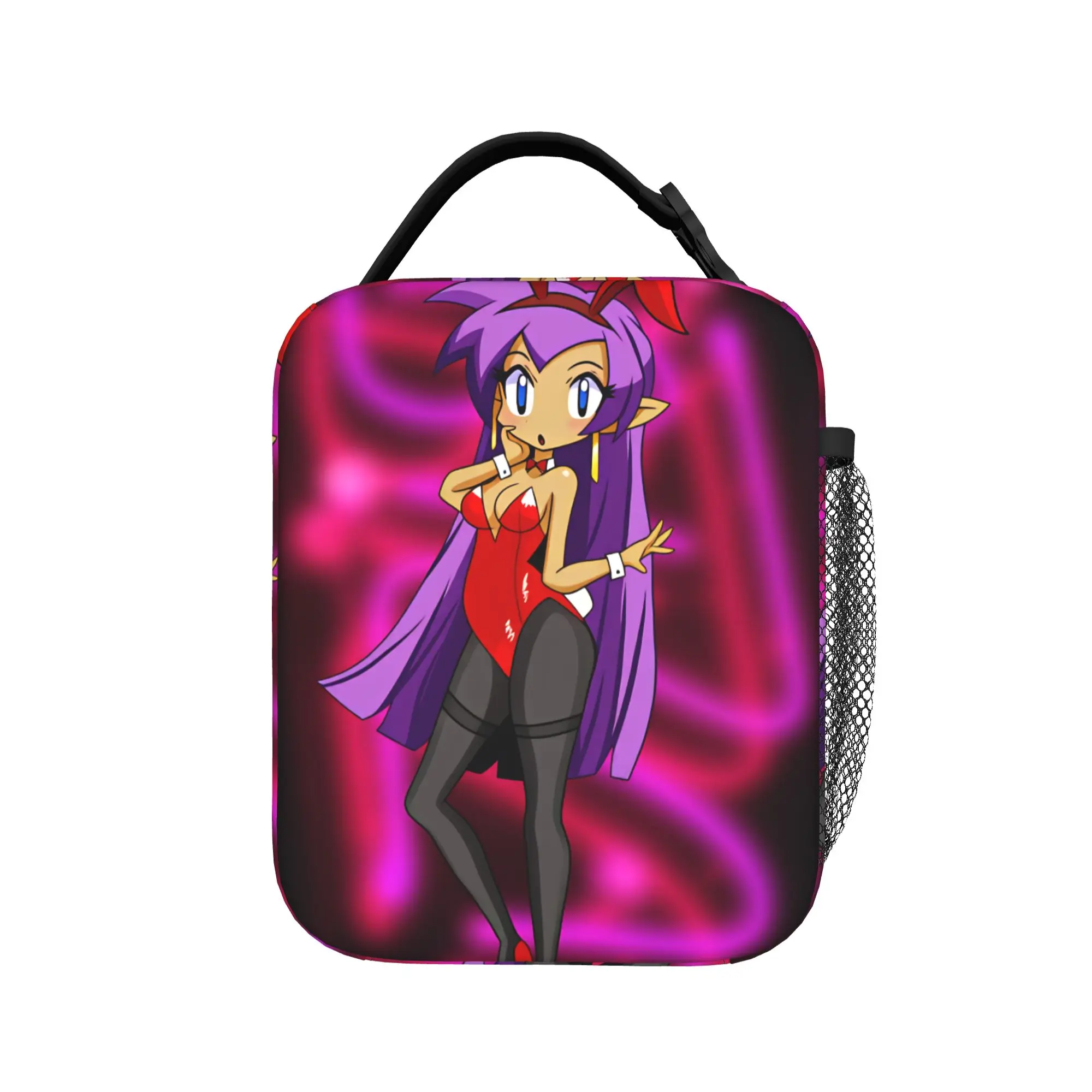 Shantae Half Genies  Lunch Bag  Portable Zipper Lunch Box Child Office Print Cooler Bag Cute Oxford Tote Food Bags