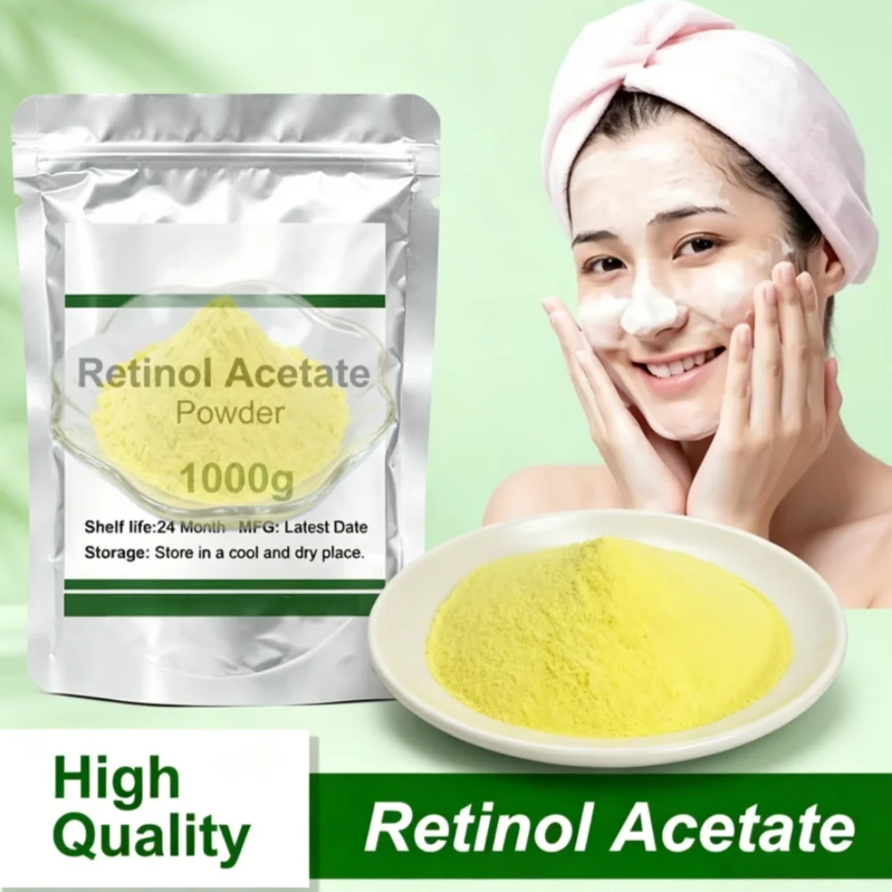 Best seller Cosmetic Grade RetinolAceta t e Powder Cosmetic Raw Material Skin care Ingredients