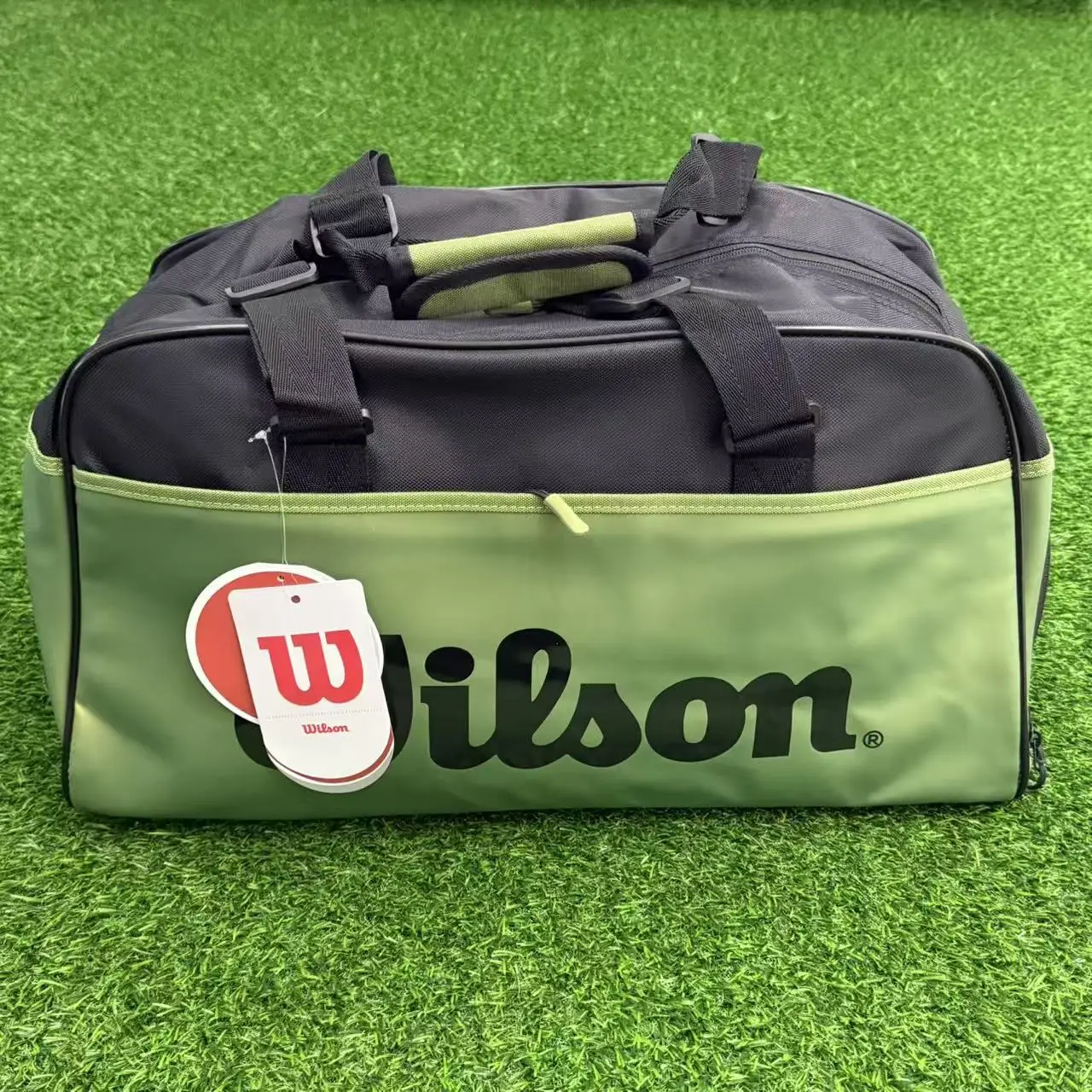 Wilson 2024 Original Shift Duffel Tennis Bag Match Team Light Sports Tennis Racquet Bag Max for 3 Pcs Rackets Gray WR8030201001
