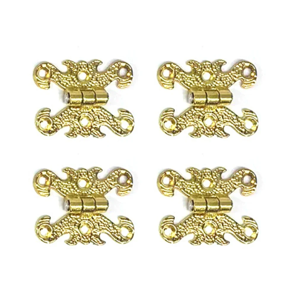High Quality Zinc Alloy Hinge Hinges Unique Vintage Design With Bonus Screws Included Zinc Alloy Screws Included