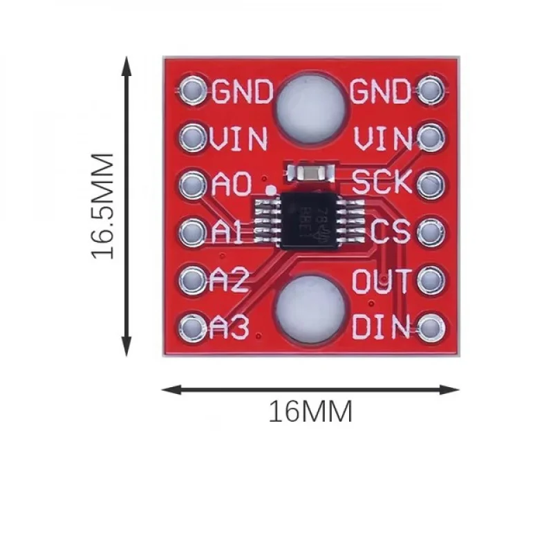 ADS1118 16Bit-to-Word Conversion Module ADDevelopment Board Current and Voltage Acquisition/SPICommunication Interface