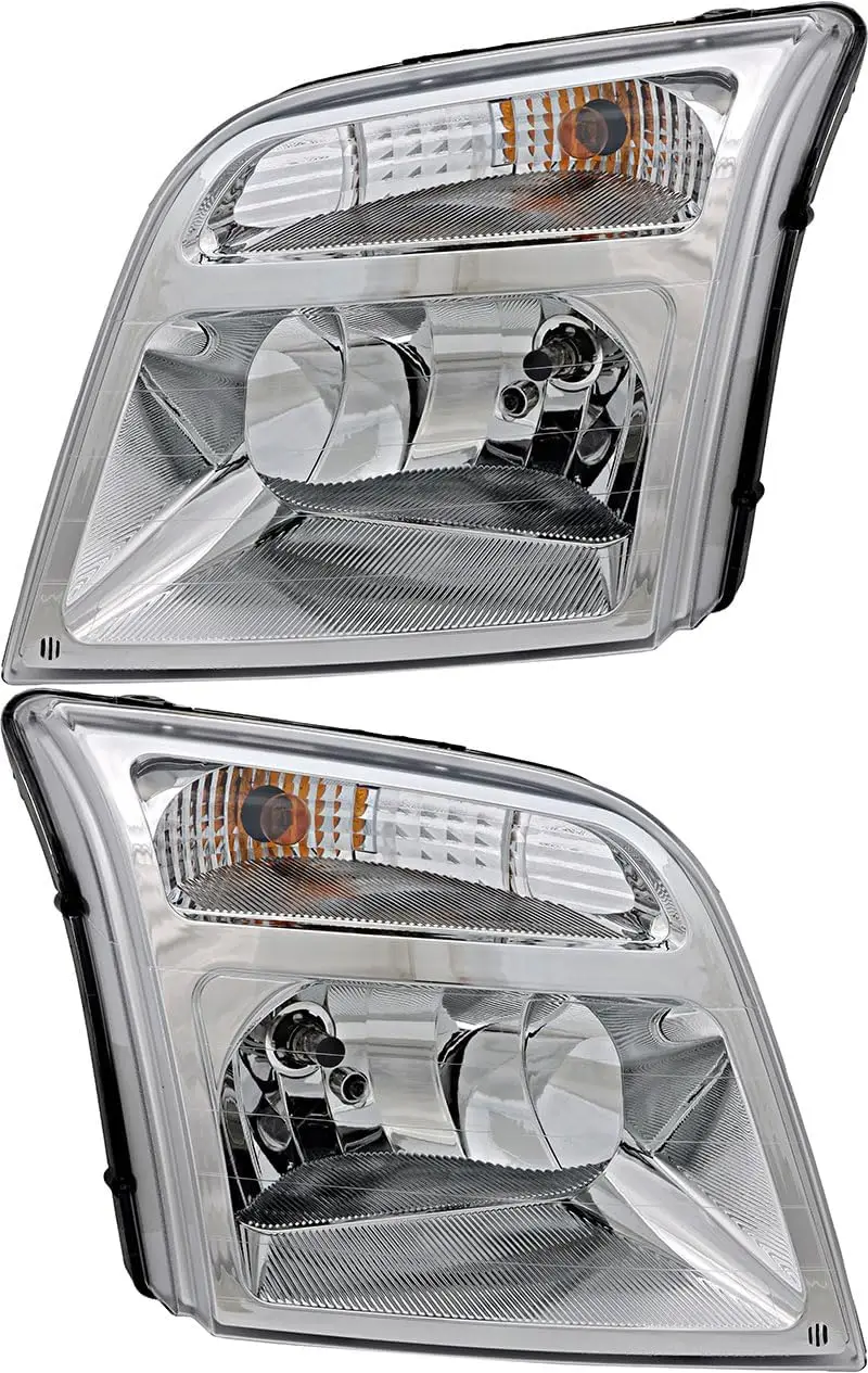 

For Ford Transit Connect Headlights Lamps Set 2010 2011 2012 2013 Halogen Driver and Passenger Side