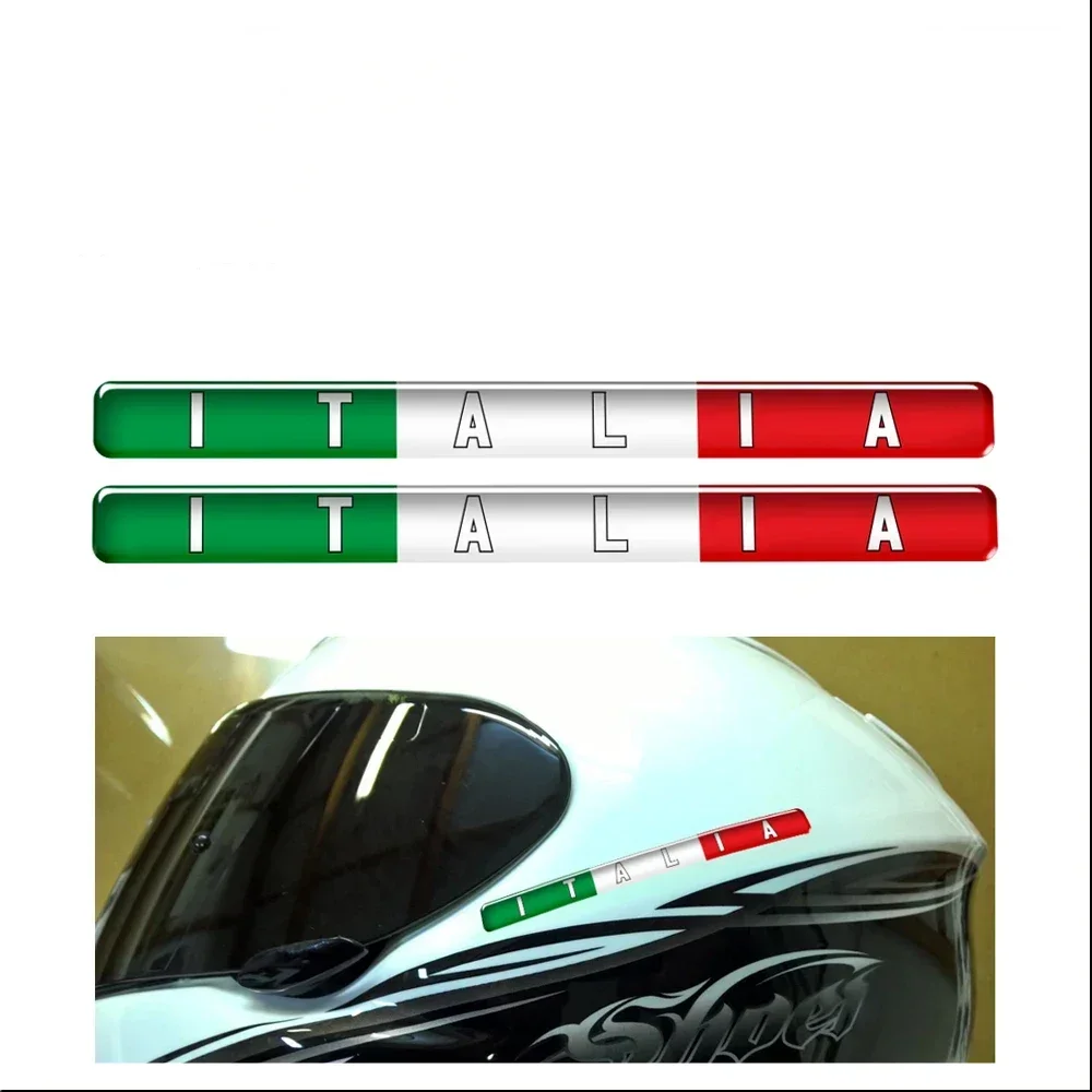 For Piaggio Vespa Decal for Agv Shoei Helmet Decal Motorcycle Tank Decals Italy Flag Italia Stickers