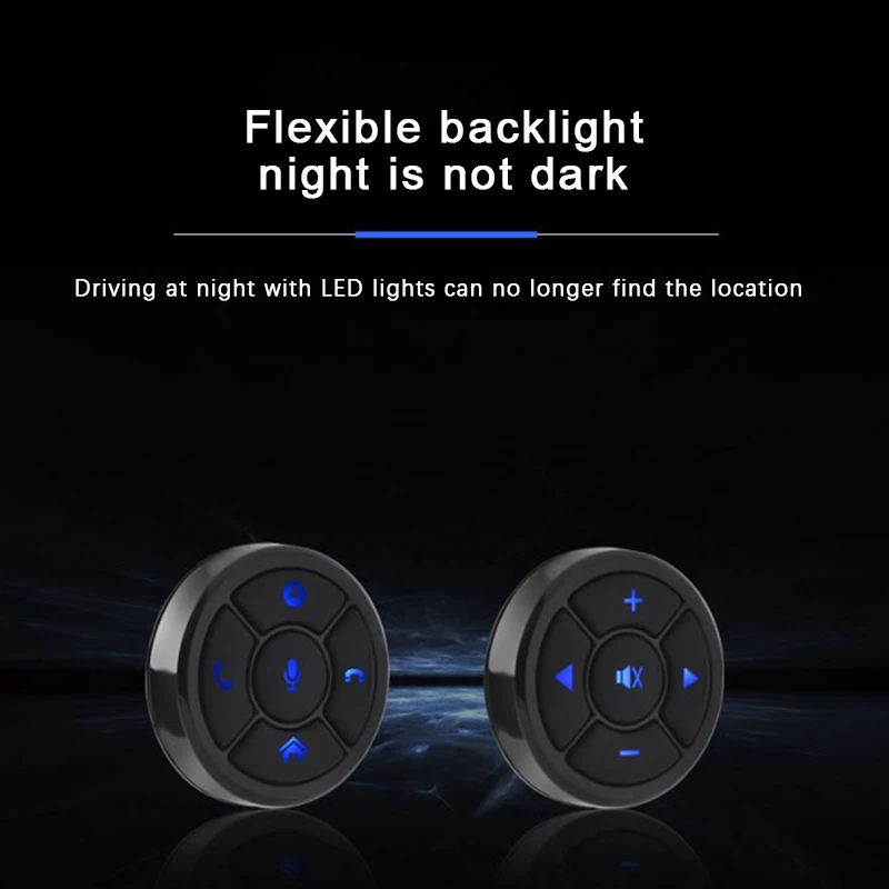 Universal Car Steering Wheel Remote Controller 10 Key Music Wireless DVD GPS  Radio Remote Control Buttons