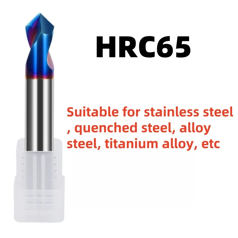Spot Drill Bits Point 60 90 120Dgrees HRC65 Carbide CNC Chamfering Drilling Hole Guide Tool Location Center Point Drill 1pcs