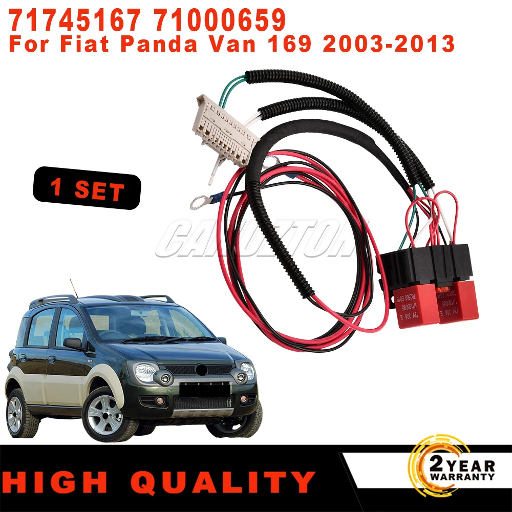 

1 Set New Fari Anabbaglianti Repair Connector Wiring Harness Kit 71745167 For Fiat Panda Van 169 2003-2013 car accessories