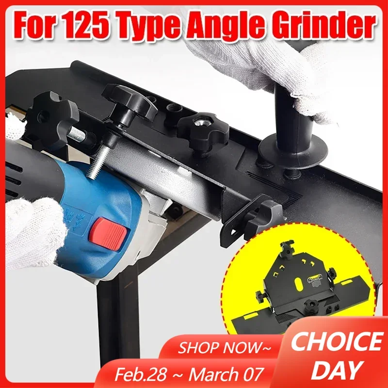 

Tiling 45Degree Angle Cutting Machine for 125 Type Angle Grinder Chamfer Bracket Ceramic Tile Cutter Seat Chamfer Corner Cutting