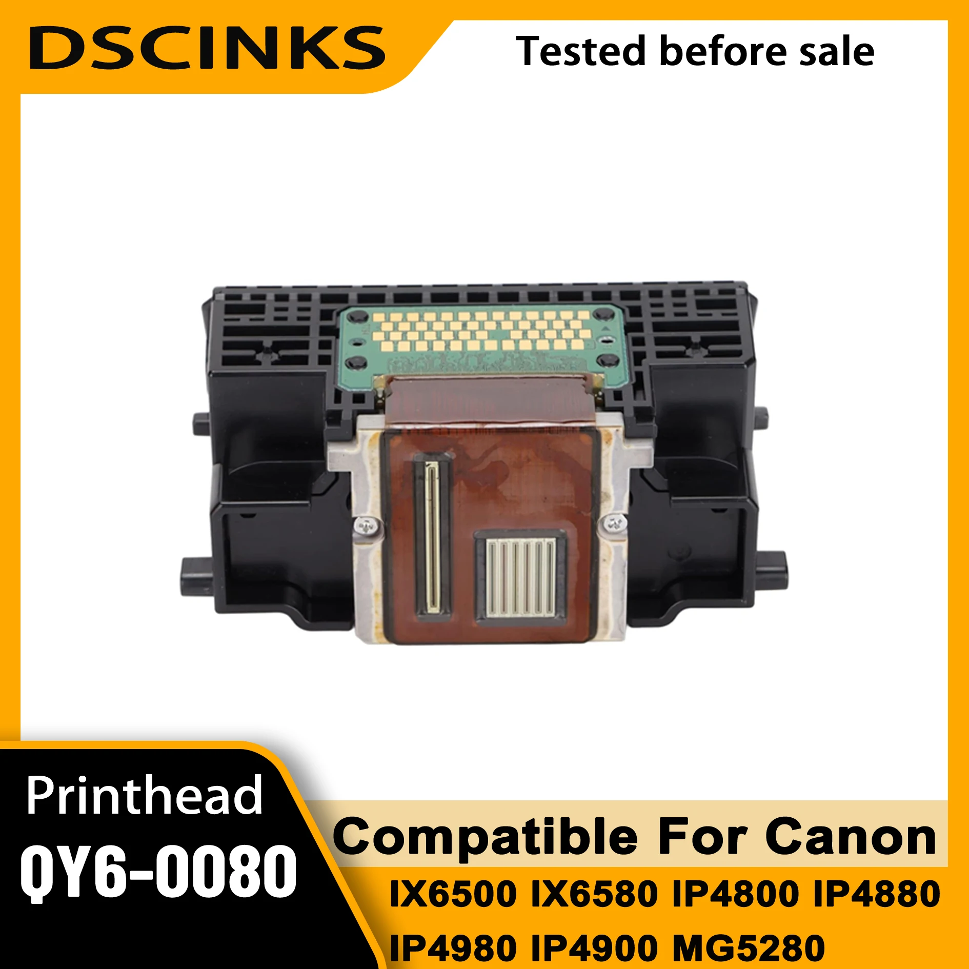 

Печатающая головка qy6-0080 для Canon PIXMA IX6500 IX6580 IP4800 IP4880 IP4900 MG5280 MG5380 MX888 MX898 MX890 MX880 IP4820 IP4840
