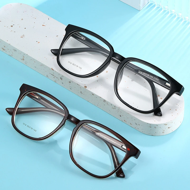 TR90 Blue Light Blocking Mens Square Glasses Radiation Protection Eyeglasses Women Transparent Eyewear Monturas De Lentes Mujer