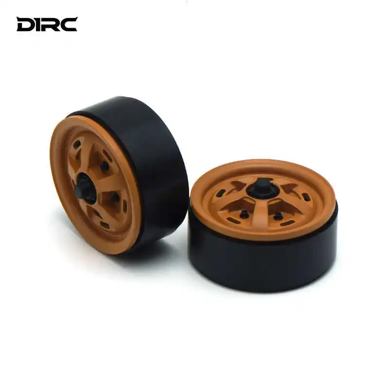 

2PCS 1.7inch Metal Climbing Car Wheel Hub for 1/10 RC Crawler Car Traxxas TRX4 Defender Bronco AXIAL SCX10 90046 RC4WD D90 Parts