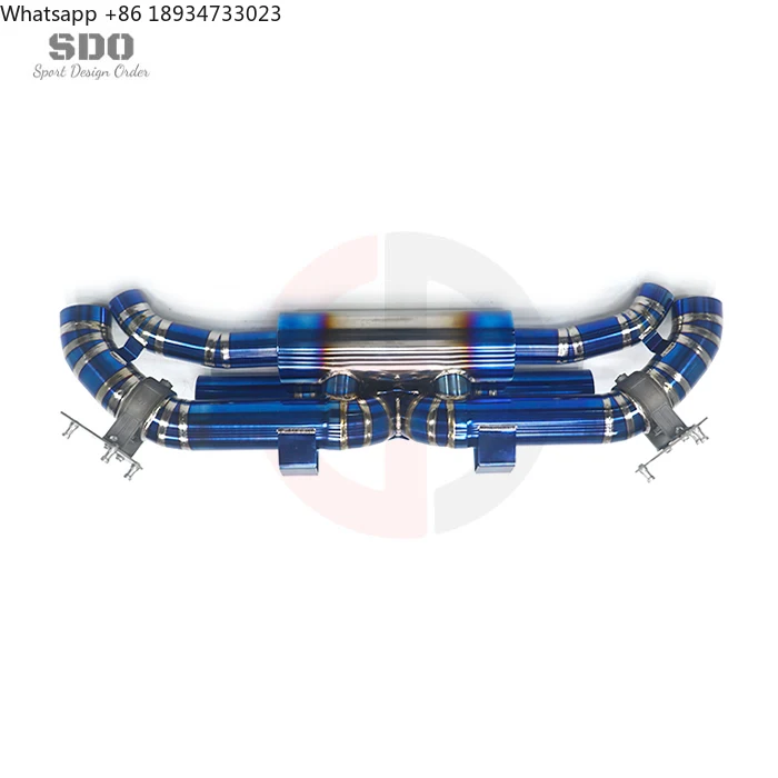 SDO Titanium Catback Exhaust System Valve Mufflers for 2019-2024 for Porsche 911 992 Carrera S Turbo 3.0T 3.8T Valvetronic New