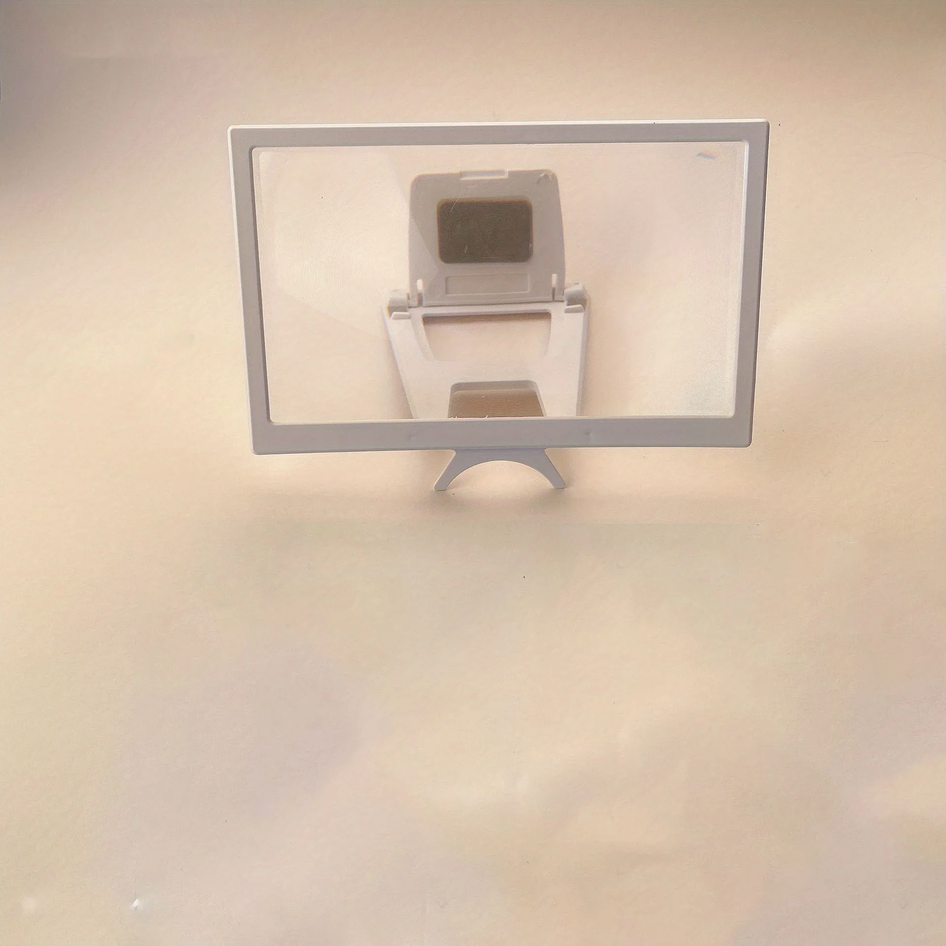 مضخم شاشة الهاتف المحمول، حامل شخص كسول، شاشة مضخم الهاتف المحمول ثلاثية الأبعاد عالية الوضوح، مناسبة للهواتف المحمولة والكمبيوتر اللوحي