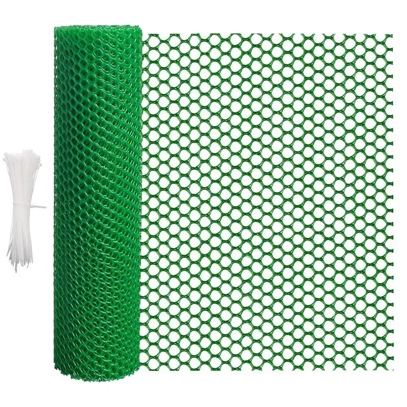 Plastic Safety Net with Self-adhesive Straps - Used for Balcony Fall Prevention and Poultry Fences