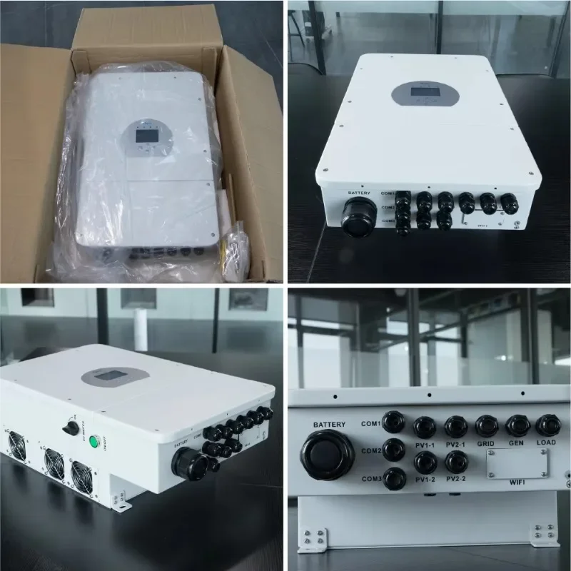 Deye Sun-12k-sg04lp3-eu 12Kw 16kw 10Kw Inversor solar híbrido monofásico trifásico Stock de la UE