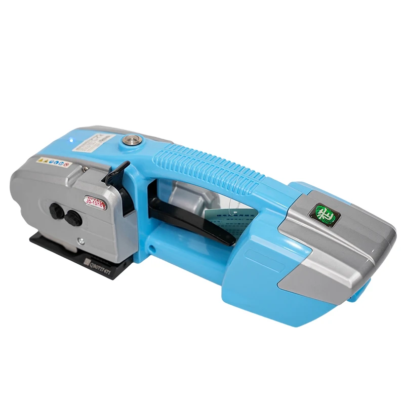 

JD13/16 PET Plastic PP Banding Belts Battery Strapping Machine for Carton Cans Large Package Packing