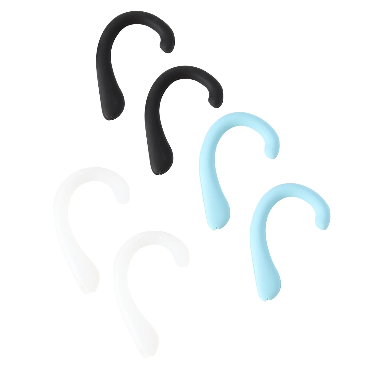 

3 Pairs Silicone Earloop Cover Muffs Headphone Ear-pads Mask Accessories Protection Hook Cushions Lightweight Durable