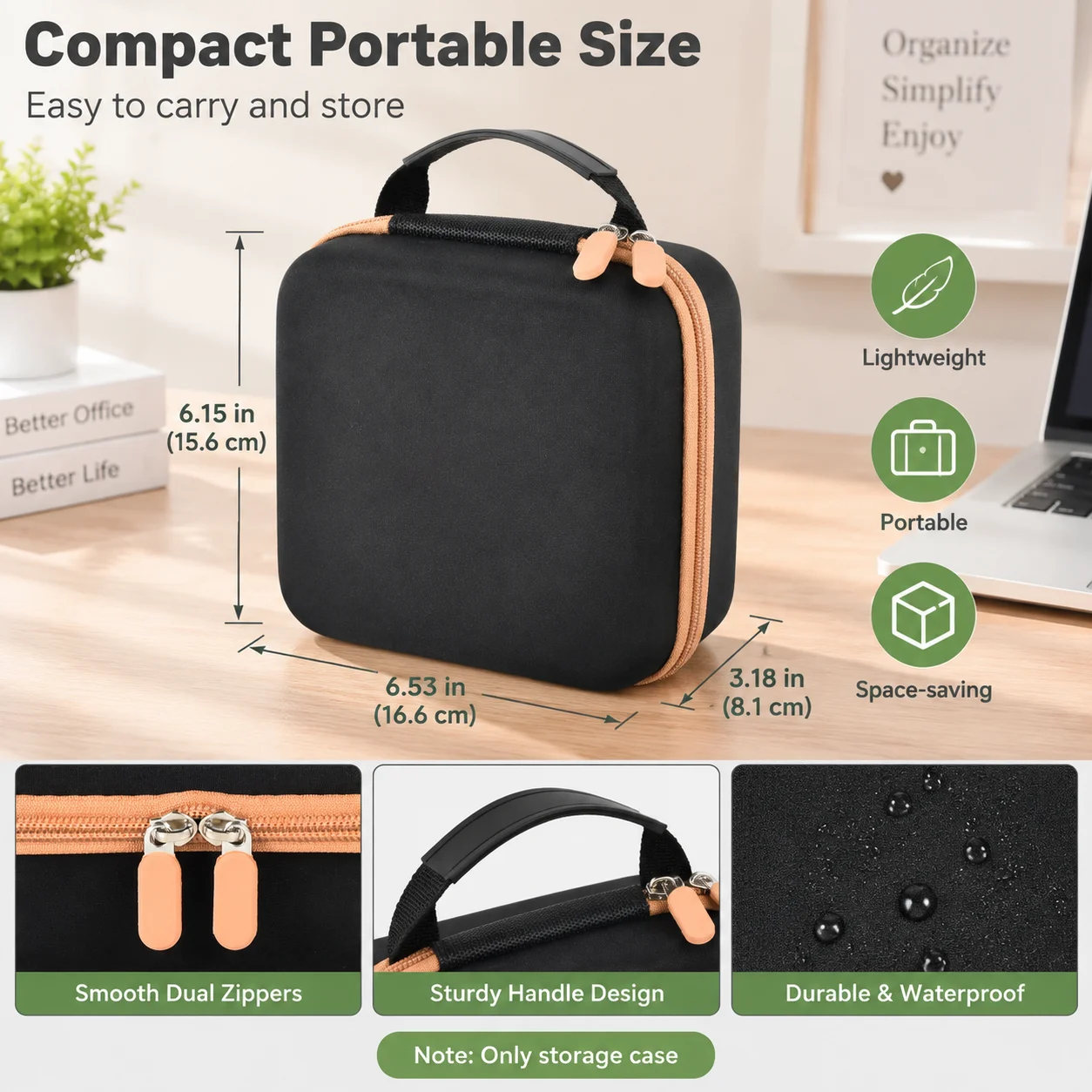 Case for NIIMBOT B21/Pro/B1, for SUPVAN T50M Pro Label Maker Accessories Wireless Thermal Printer Holder  Hard Case Only