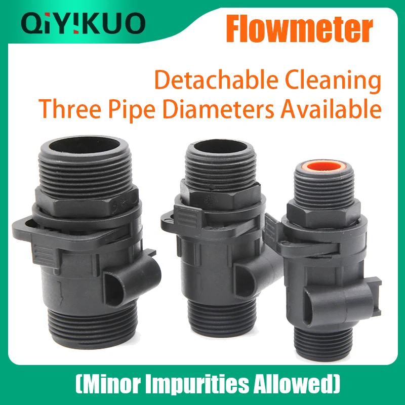 Detachable Cleaning Hall Water Flow Sensor With Large Diameter and Small Flow Rate DN20. DN25. DN32