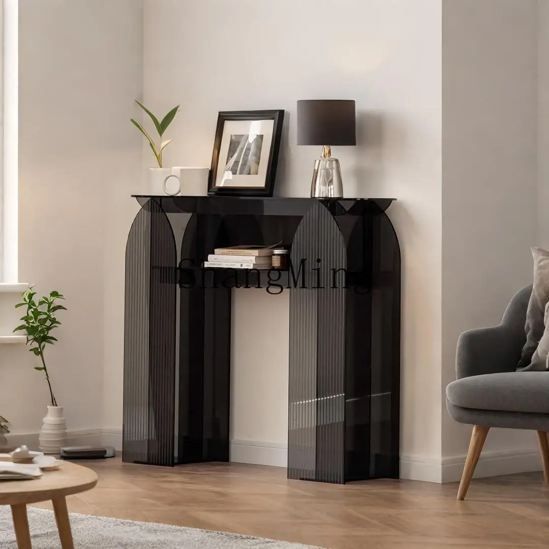 FG good-looking Entryway Cabinet Light Luxury Entryway Storage Rack Entryway Table Modern Living Room Storage Partition Cabinet