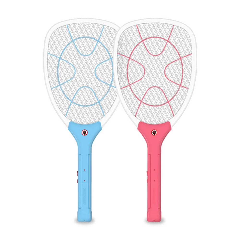 

Fly Swatter Battery Rechargeable Household Electric Shock With Plug Handhold Summer Mosquito Repellent Tools Mosquito Killer