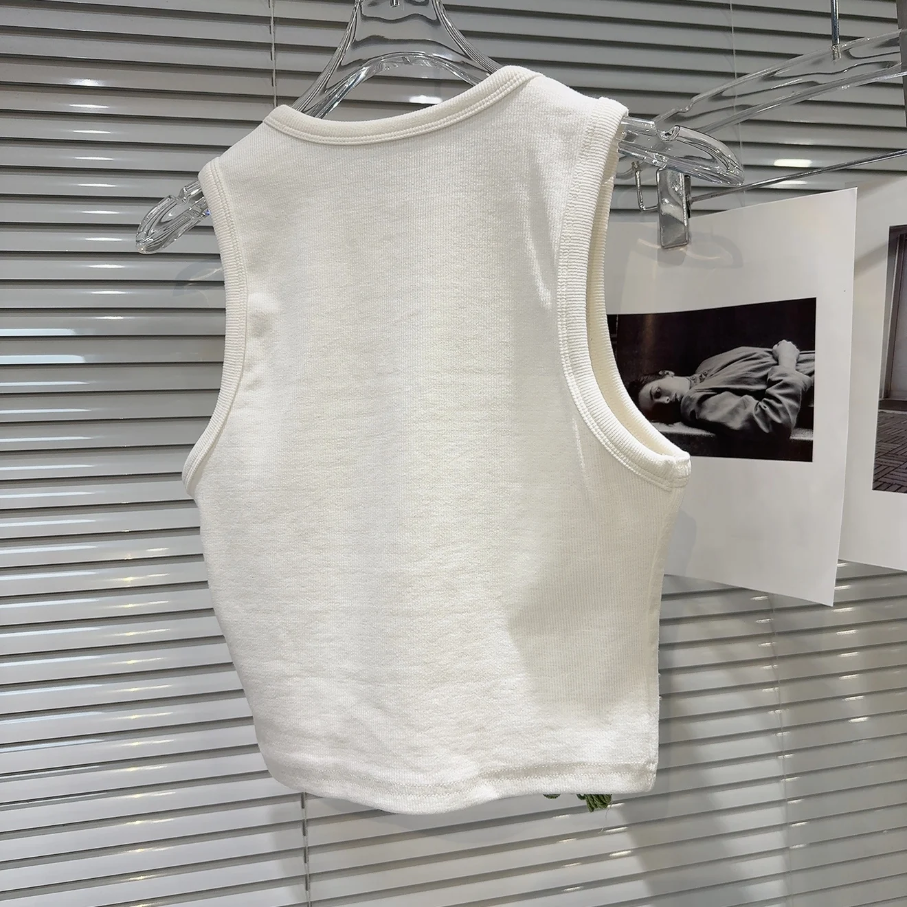   니트 볼 3D 장식 슬림핏 조끼 티셔츠 스트리트 스포츠 길이 풀오버 단색 개인 디자인