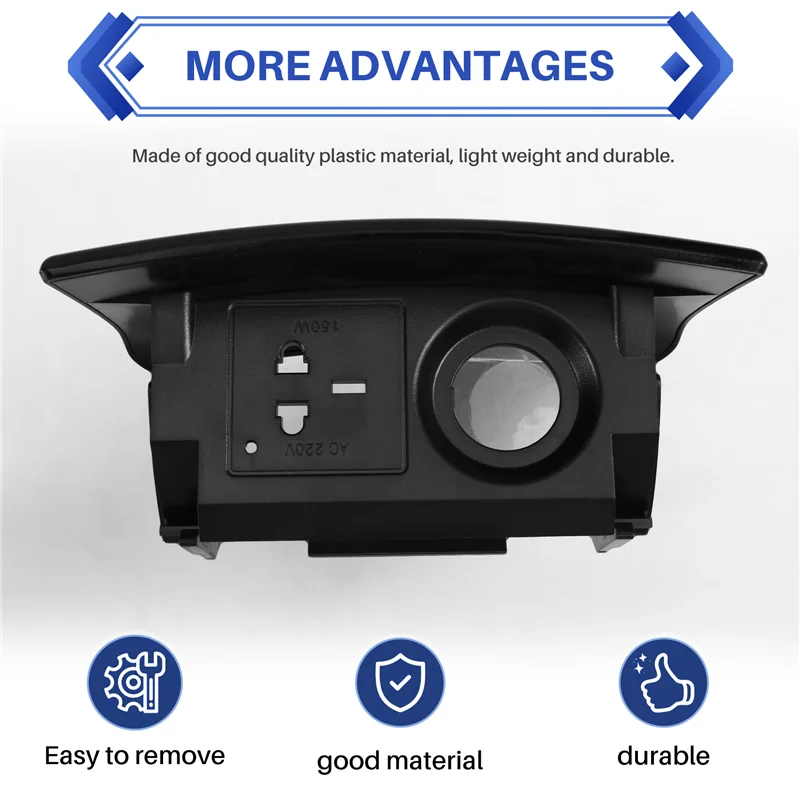 

Rear Storage Box For Ford Edge 2015-2018 Rear Glove Box Rear Ashtray Armrest Rear Cover