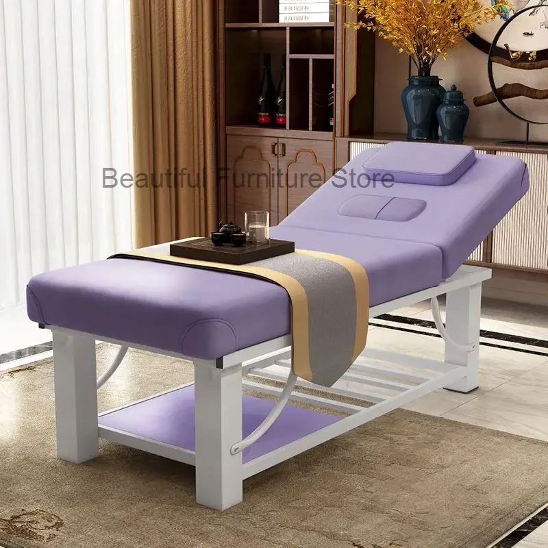 Cama de Masaje de tatuaje de belleza para Spa, mesa de Masaje de amasamiento especial para baño, Camilla de Masaje cómoda, muebles de salón, WKMTB