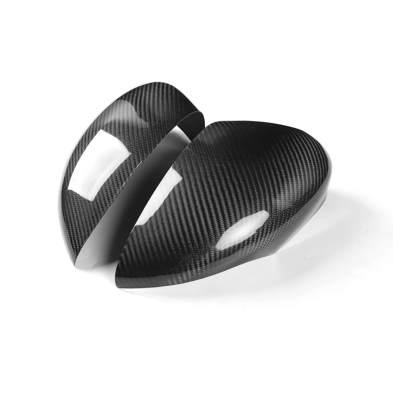 Carbon Fiber Car Accessories Rear View Mirror Cover Wing Side Mirror Cover Car Styling Decoration for Ford Fiesta 2009-2014