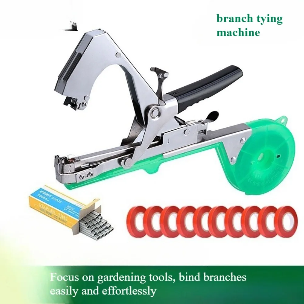 Plant Tying Tape Tool & Bundling Machine for Garden Vegetables - Horticulture Stem & Plant Packaging Supplies