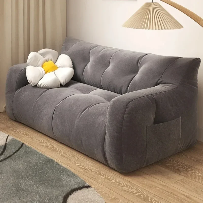 Linen American Cotton Sofas Lazy Man Sofa Living  Backrest Household Single Person Adult Applicable Household Room Furniture