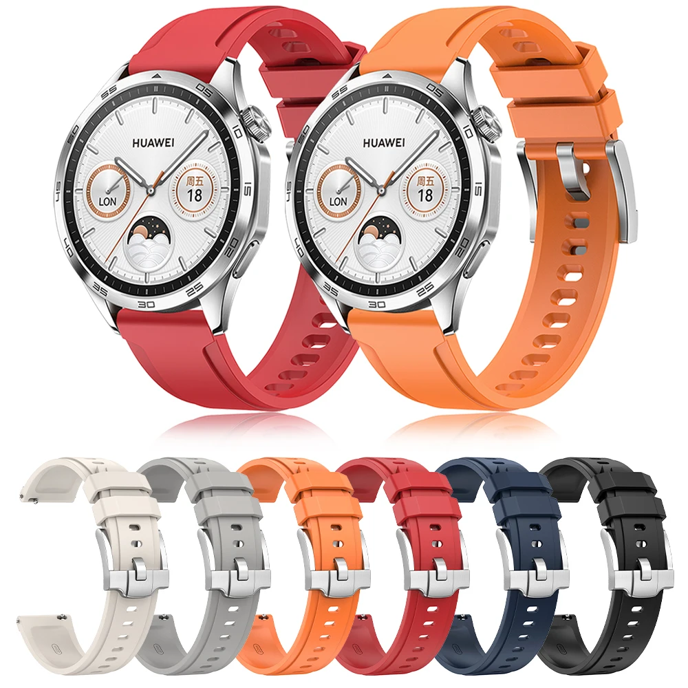 

22mm FKM Rubber Strap For Zeblaze Vibe 7/7pro Fluororubber Sport Band Bracelet For Zeblaze GTR 2 Beyond 2 Watchband Accessories