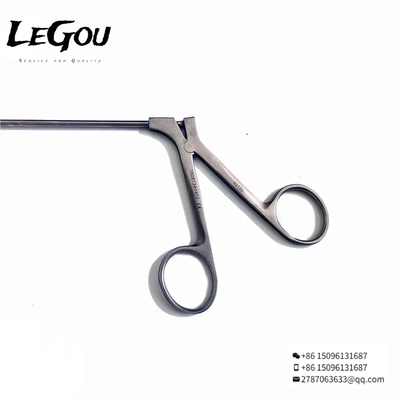 LeGou Professional instrument rigid grasping forceps foreign body forceps