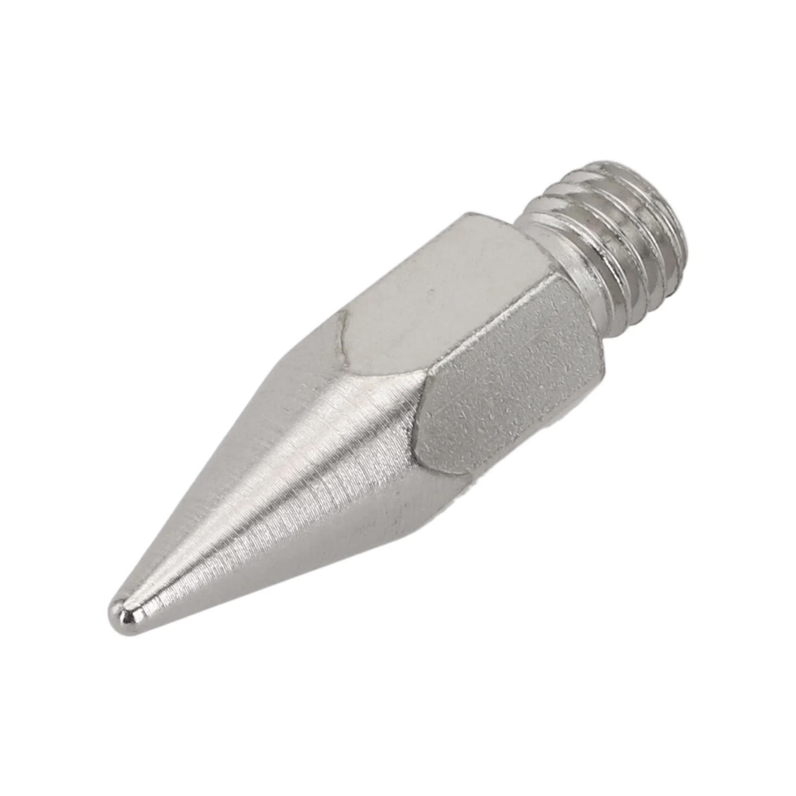 

1pcs Stainless Steel Replaceable GPS Rod Tip Lightweight Refraction Rod Tip Threaded M10 Rod Suitable For Construction Surveying