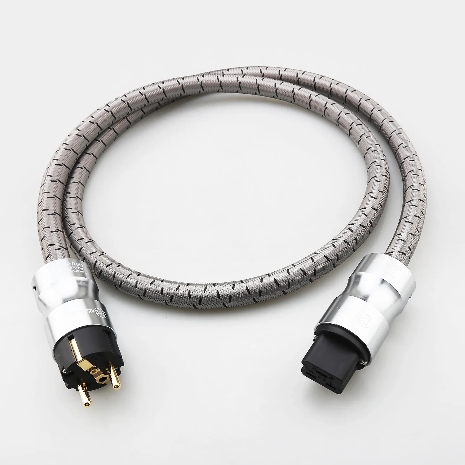 20A HIFI C19 Power Cable OFC Copper Conductor EU US AU UK Plug Audio Mains Cord For Audiophile Amplifier Speaker CD Player