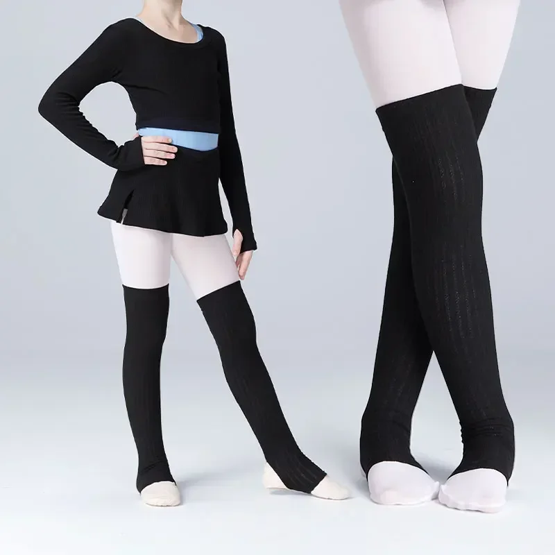 New Girls Ballet Leg Warmers Exercising Ballet Protector Socks Children Yoga Socks Gym Fitness Pilates Dance Ballet Accessory