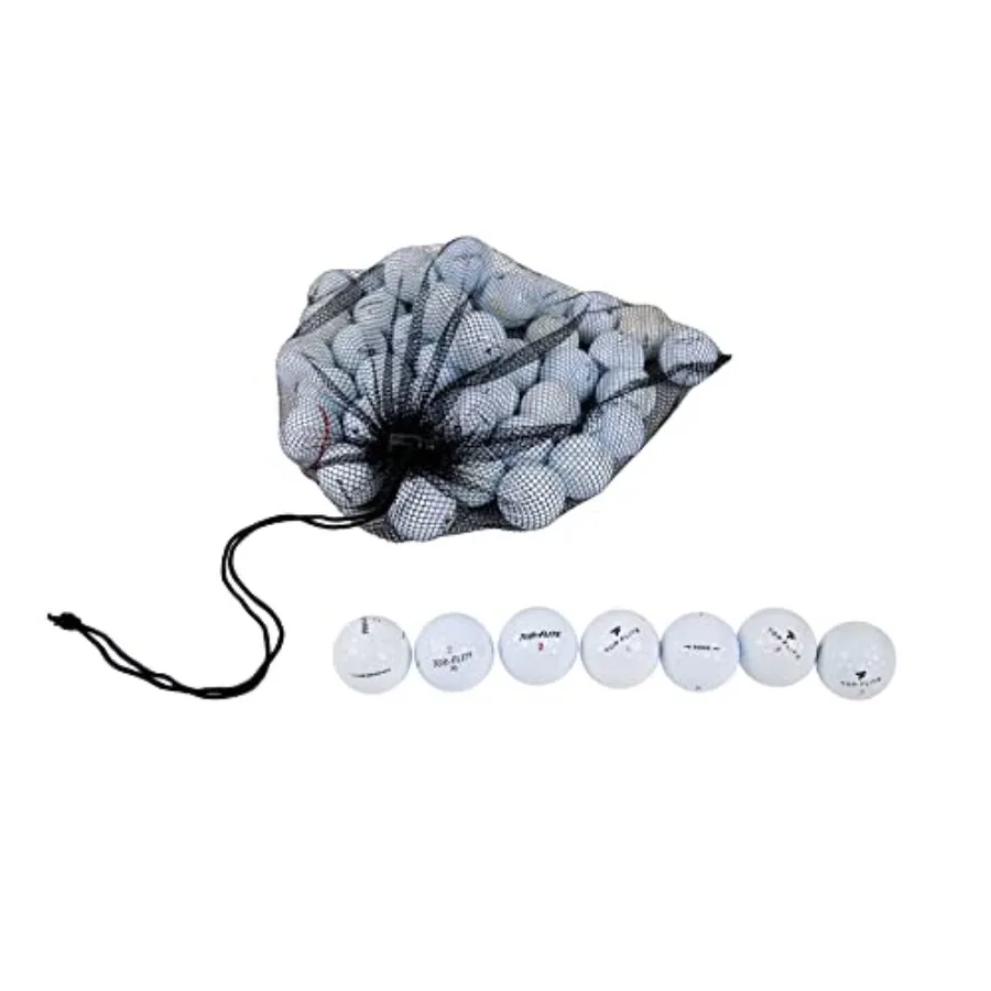 

Recycled Used Top Flite Golf Balls - 48 Pack in Good Condition for Excellent Distance Performance Ideal for Practice Sessions a
