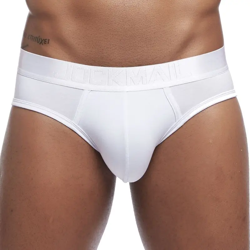 JOCKMAIL Roupa Interior Respirável para Homens, Brand Sexy Modal Briefs, Homens Slip Shorts, Pênis