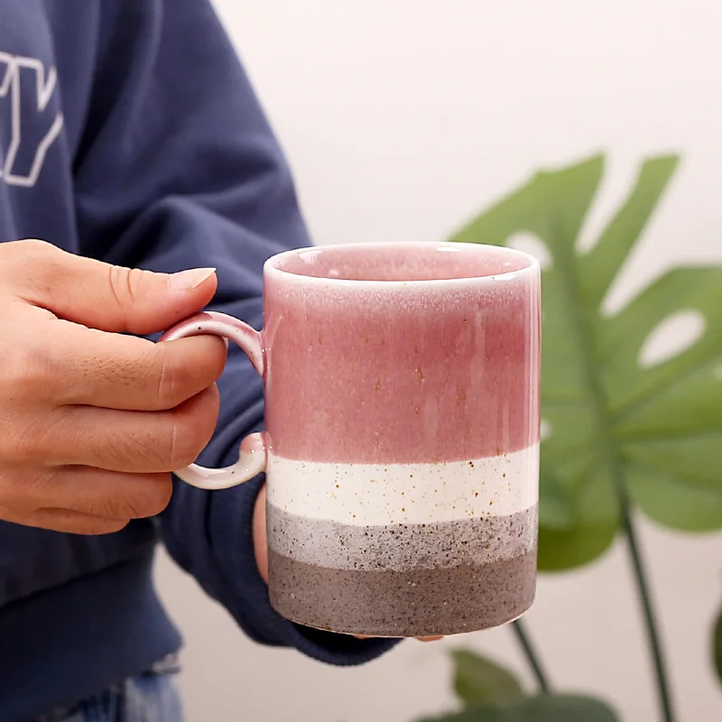 

High Aesthetic Ceramic Mug Household Coffee Cup Office Ceramic Water Cup