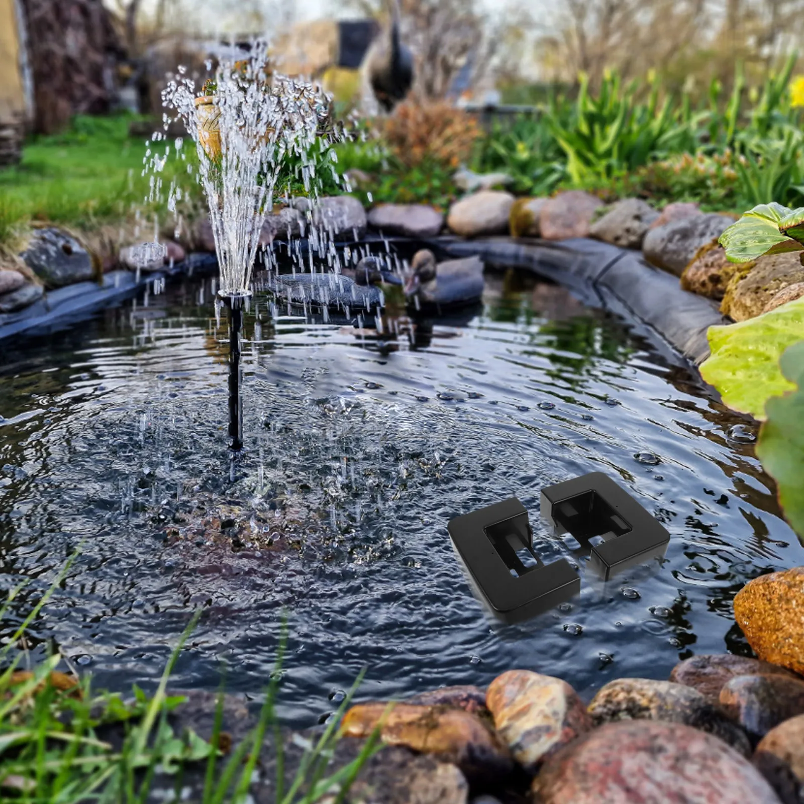 1Pair Fountain Mist Maker Float Atomizer Buoy Waterproof Float for Pool Garden Pond Pump Accessories Outdoor Fogging System