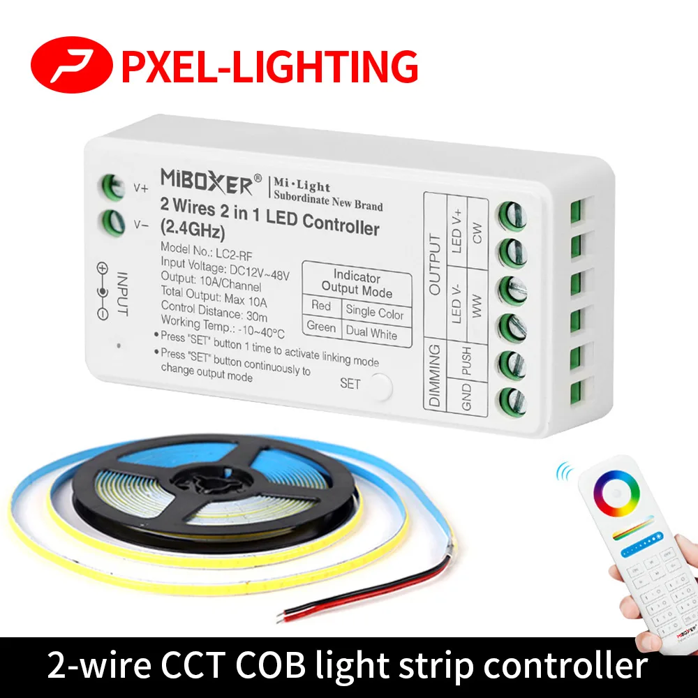

2 в 1, фонарь с регулятором яркости Zigbee 3,0 + 2,4 ГГц, 12 В, 24 В, 48 В