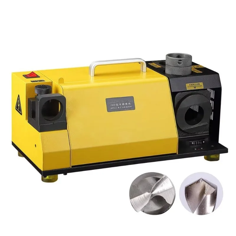 MR-26D 8-32mm Portable Drill Bit Sharpener Grinder 220V 50/60HZ Easy-to-Operate with 250W Power and 4400rpm Speed