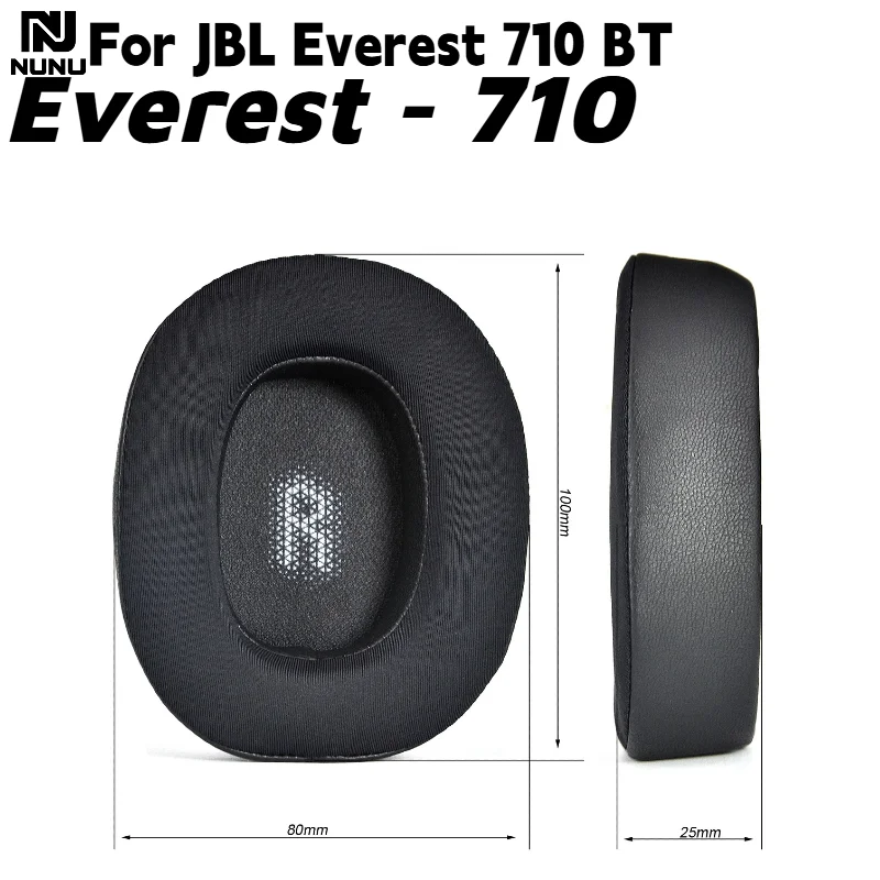 NUNU Replacement Soft Ice gel Ear Pads Cushion / Silicone zipper head beam protective cover For JBL Everest-710 Gaming Headset view 5